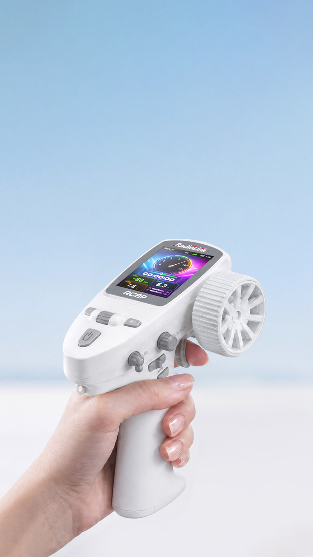 Voice-Enabled Large-Screen Pocket Transmitter RC8P