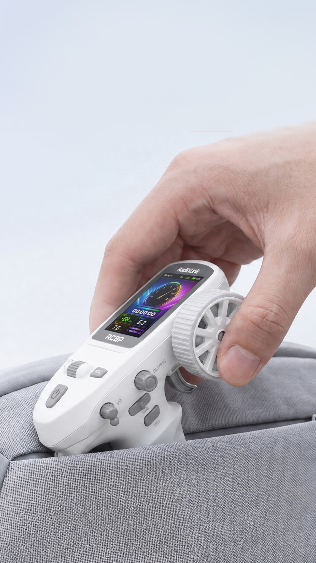 Voice-Enabled Large-Screen Pocket Transmitter RC8P